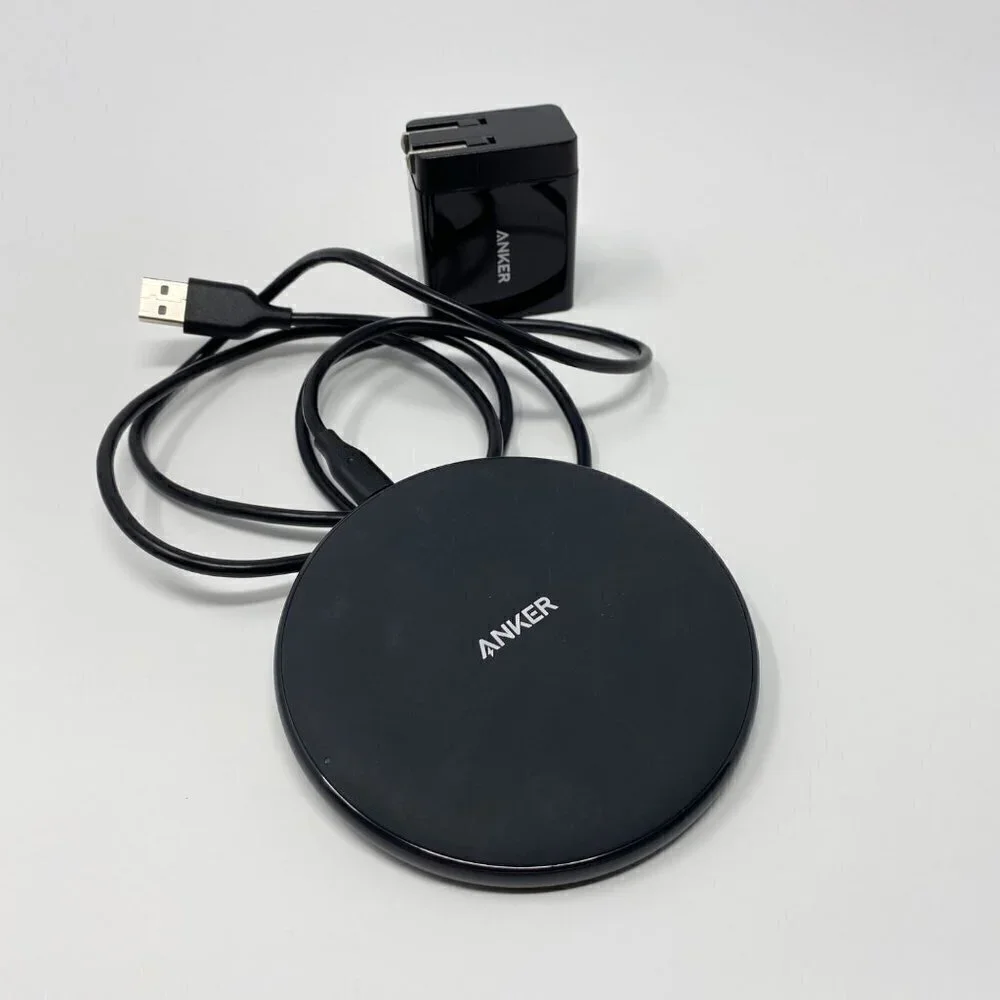 Anker PowerWave Pad Wireless Charger 10W Qi Fast Charging Pad With Wall Charger